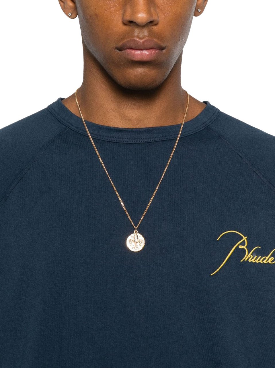 Rhude T-Shirts And Polos Blue Blauw