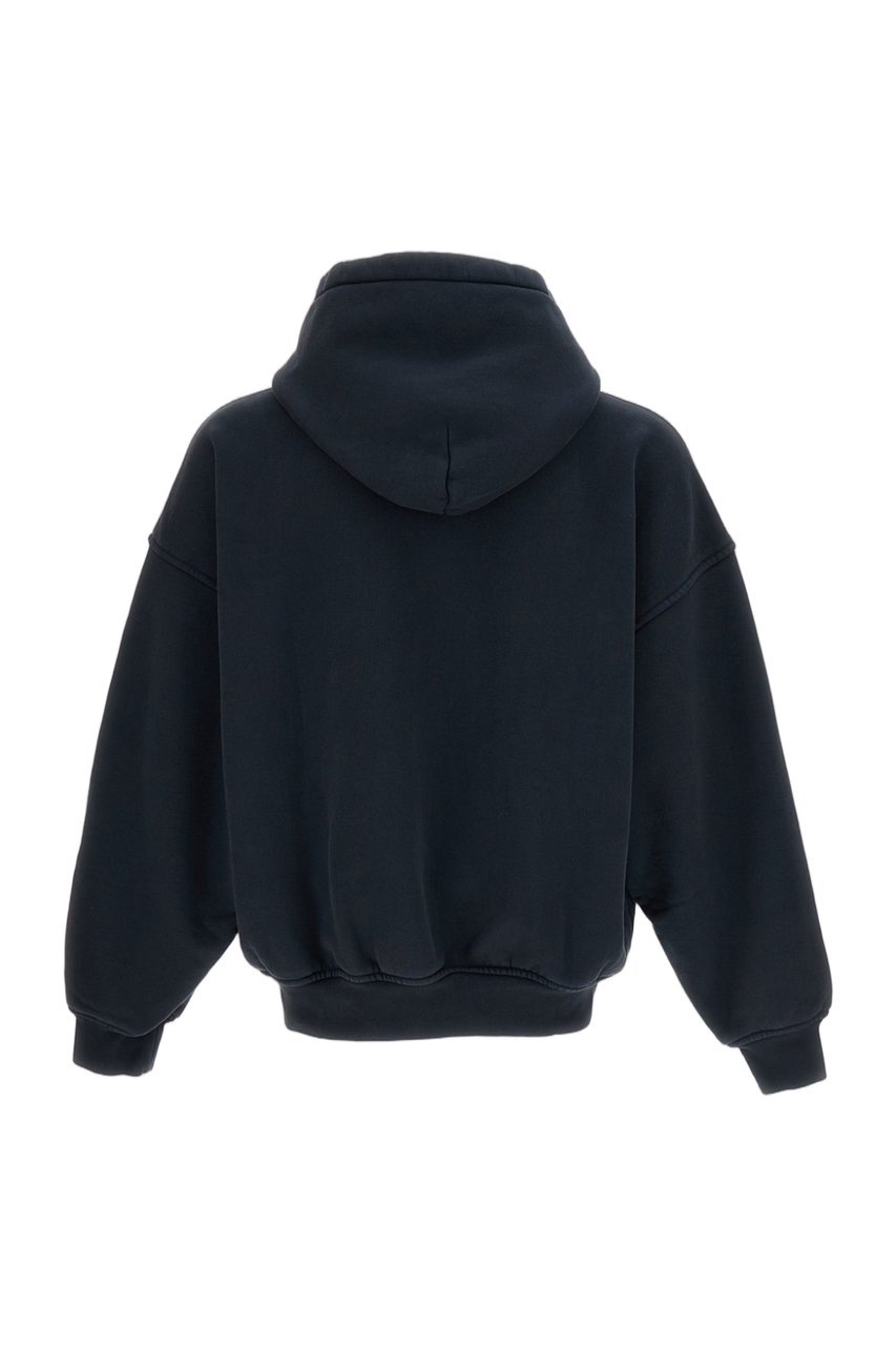Rhude Dakar Convoy Print Hooded Sweatshirt Zwart