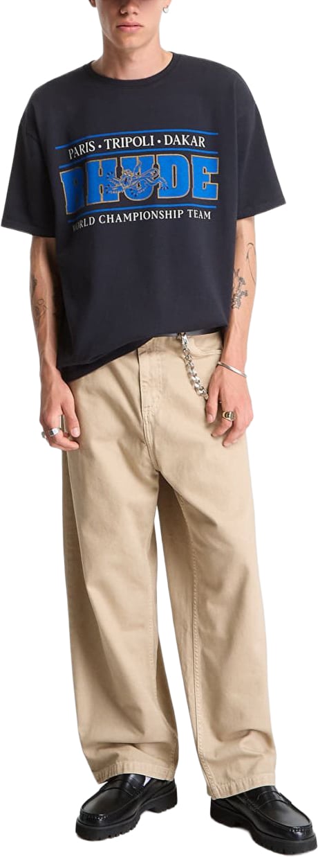 Rhude T-Shirts And Polos Black Zwart