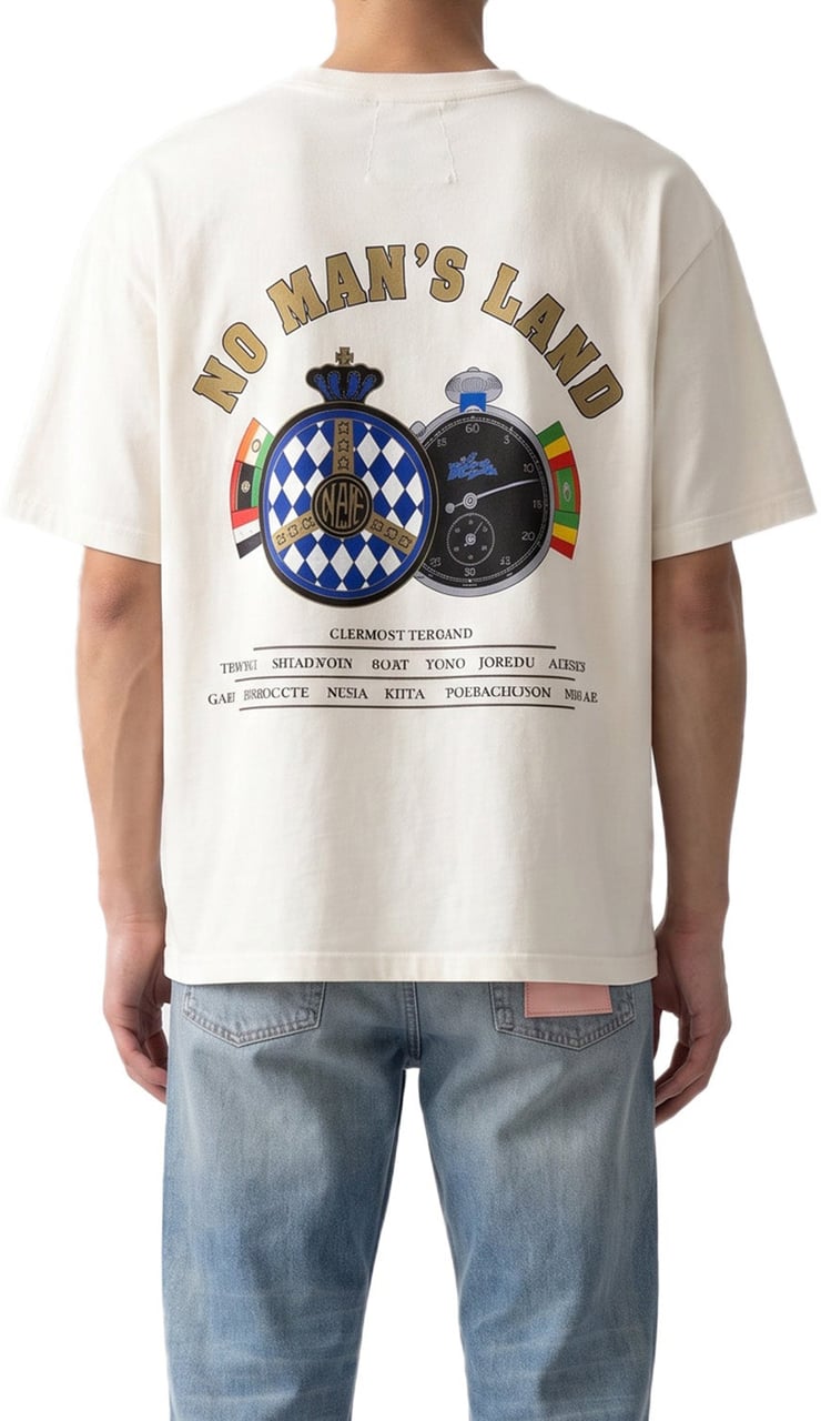 RHUDE CHRONO TEE VINTAGE WHITE / BLUE Divers
