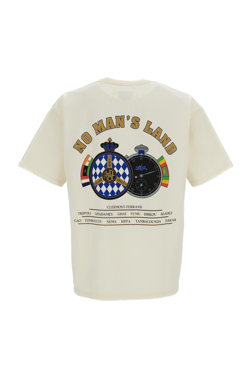 Rhude Oversized Crew Neck T-Shirt with RHUDE Chrono Graphic Wit