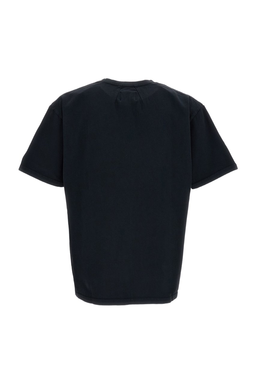 Rhude Oversized Crew Neck T-Shirt with Vintage Dakar Convoy Print Zwart