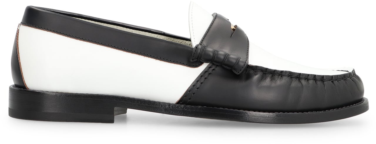 Rhude Faulty leather loafers Wit