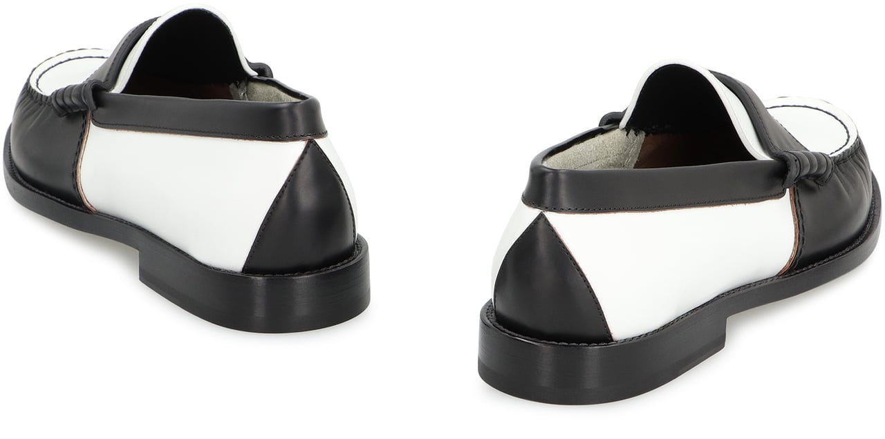 Rhude Faulty leather loafers Wit