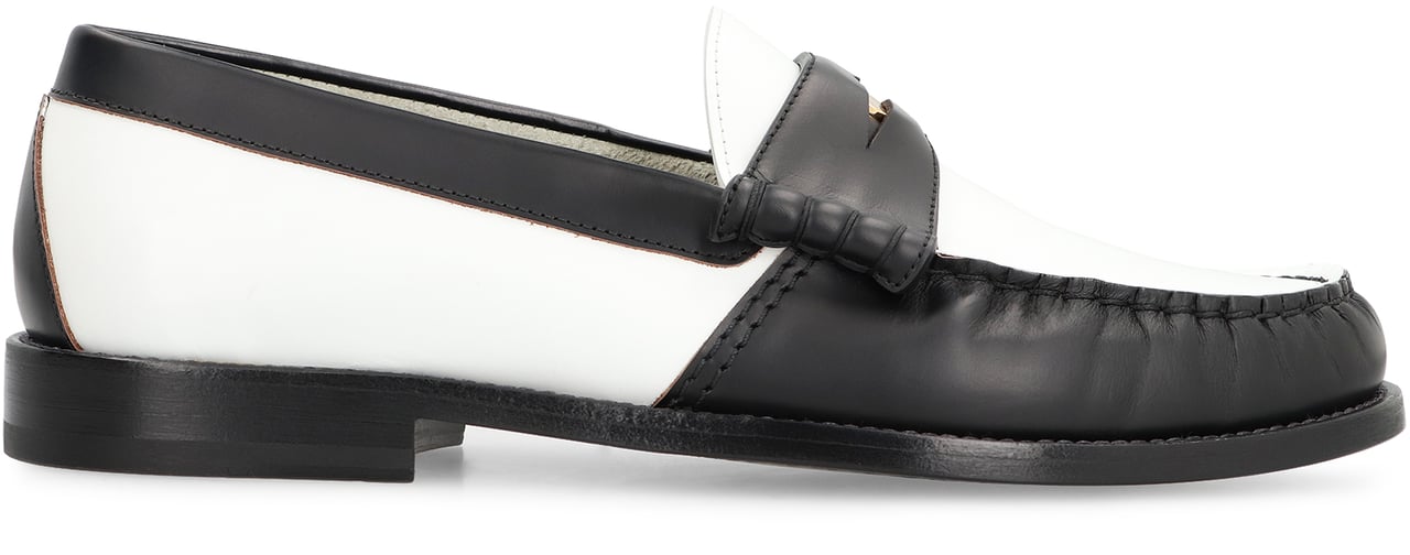 Rhude Faulty leather loafers Wit