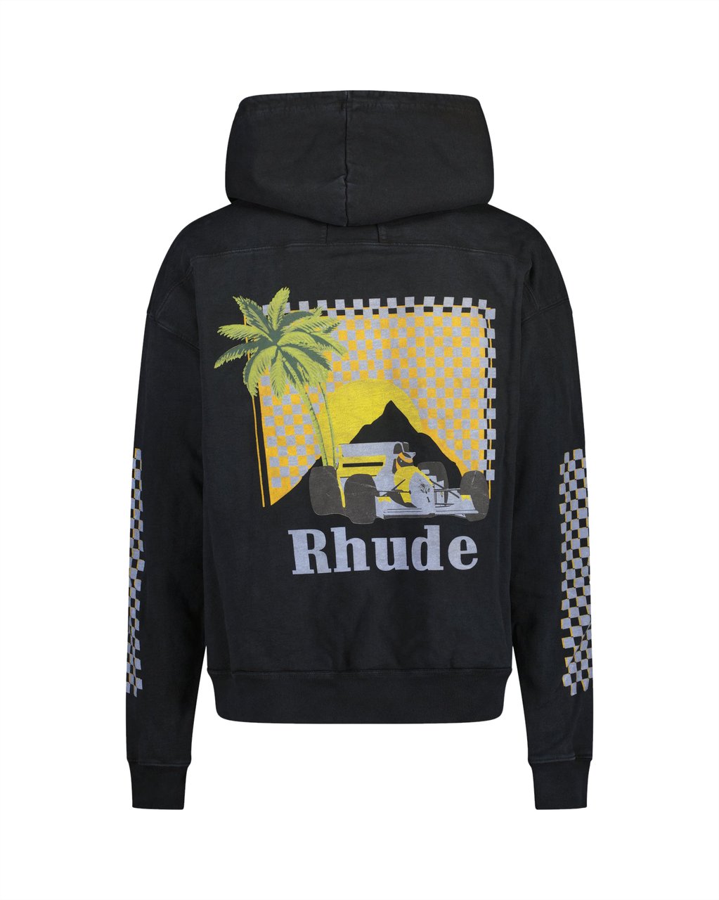 Rhude Rhude Moonlight Tropics Hoodie (Zwart) Zwart