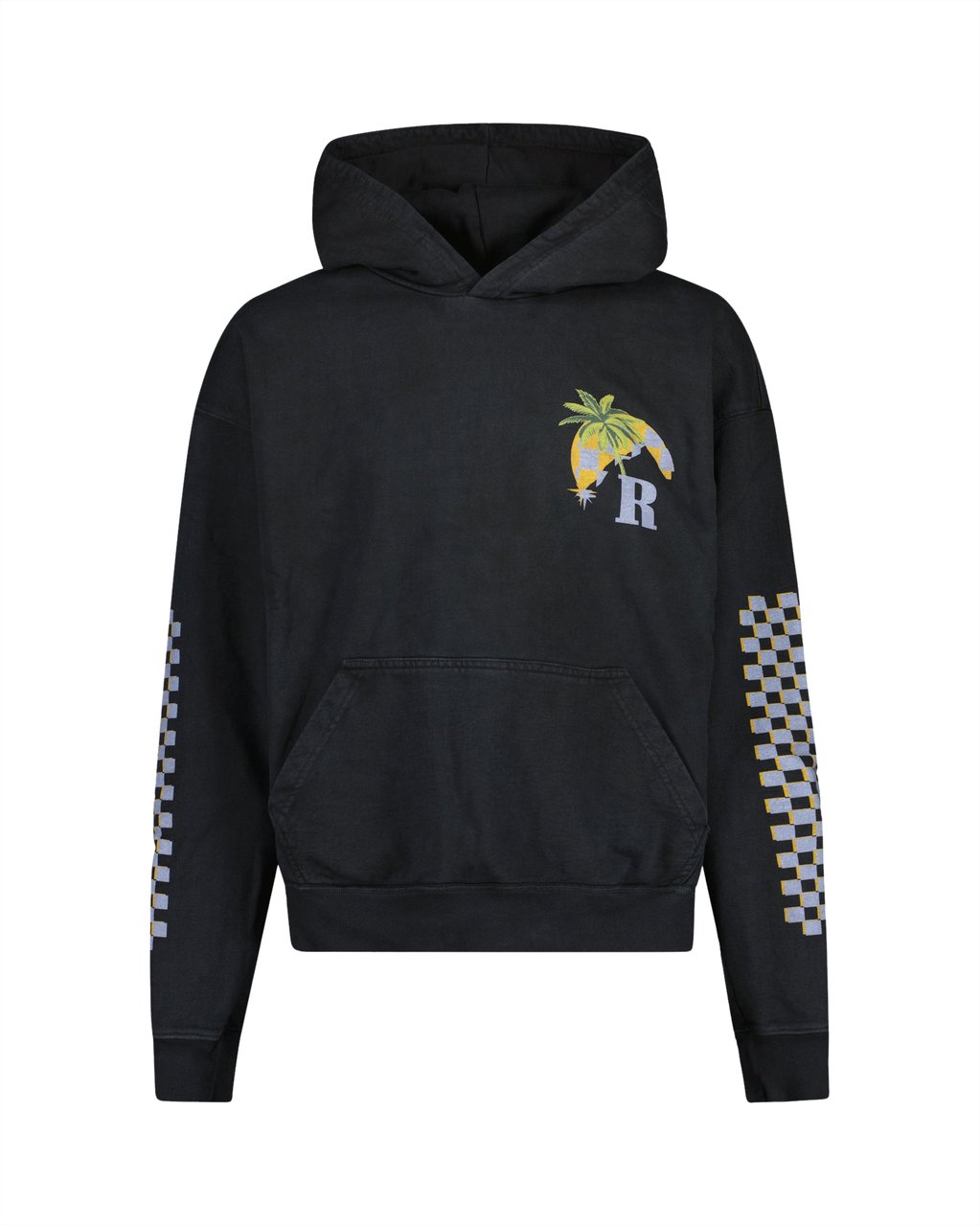 Rhude Rhude Moonlight Tropics Hoodie (Zwart) Zwart