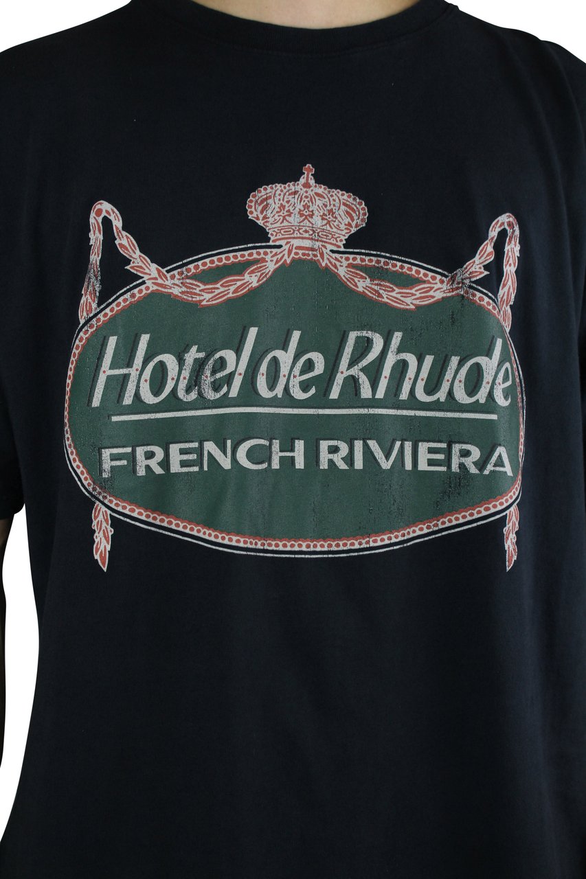 Rhude Rhude Riviera T-shirt 'Vintage Zwart' Zwart