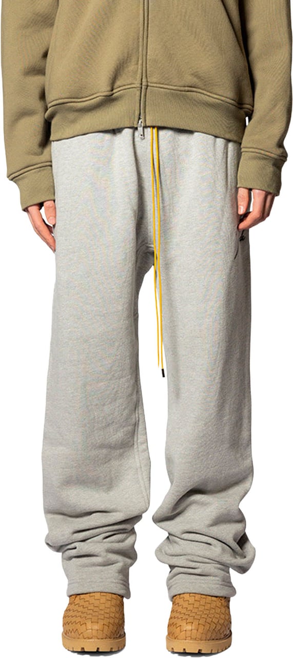 Rhude CLASSIQUE SWEATPANT HEATHER GREY/ BLACK Grijs