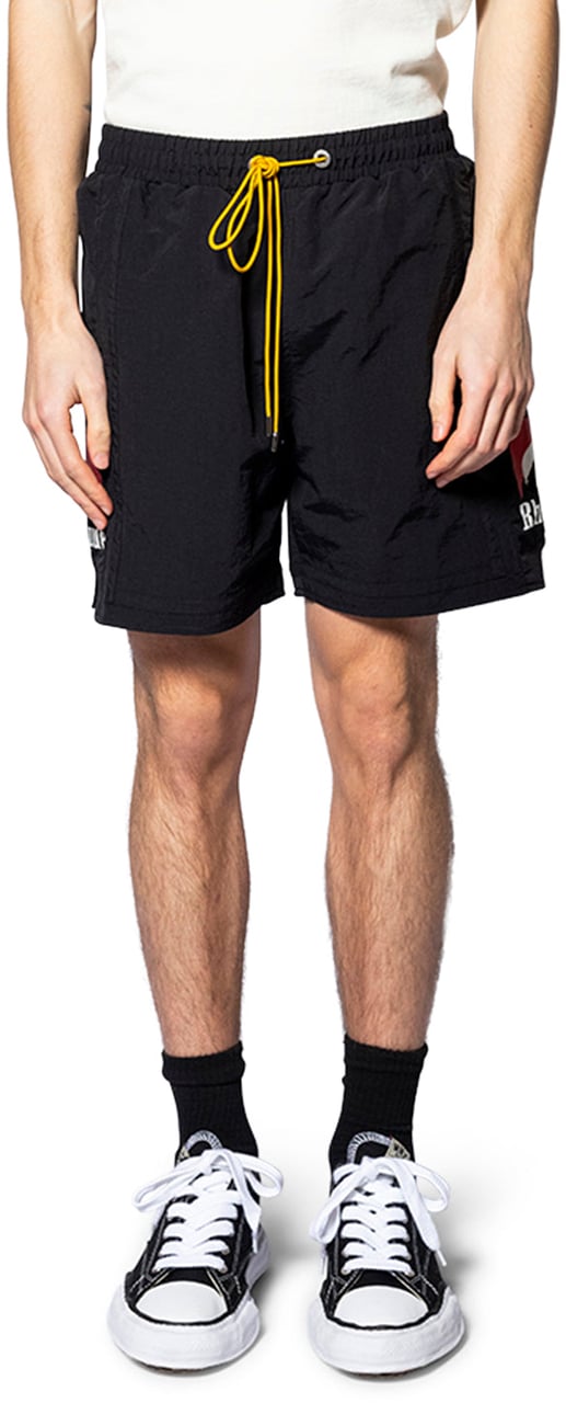 Rhude MOONLIGHT LOGO SHORT BLACK / RED / WHITE Divers