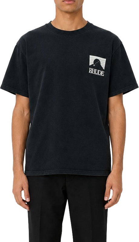 Rhude MOONLIGHT PACK TEE VINTAGE BLACK/WHITE OS Divers