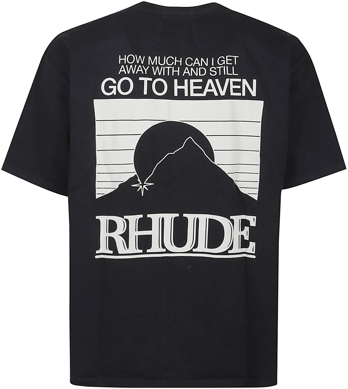 Rhude Moonlight Pack T-shirt Black Zwart