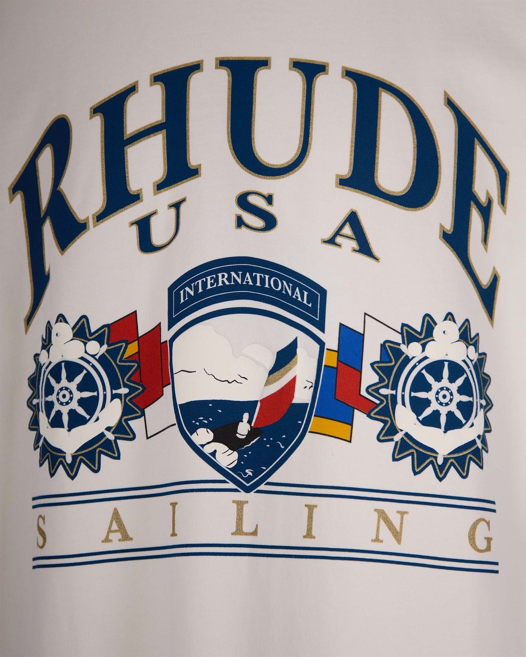 Rhude T-Shirts And Polos Vintagewhiteblack Wit