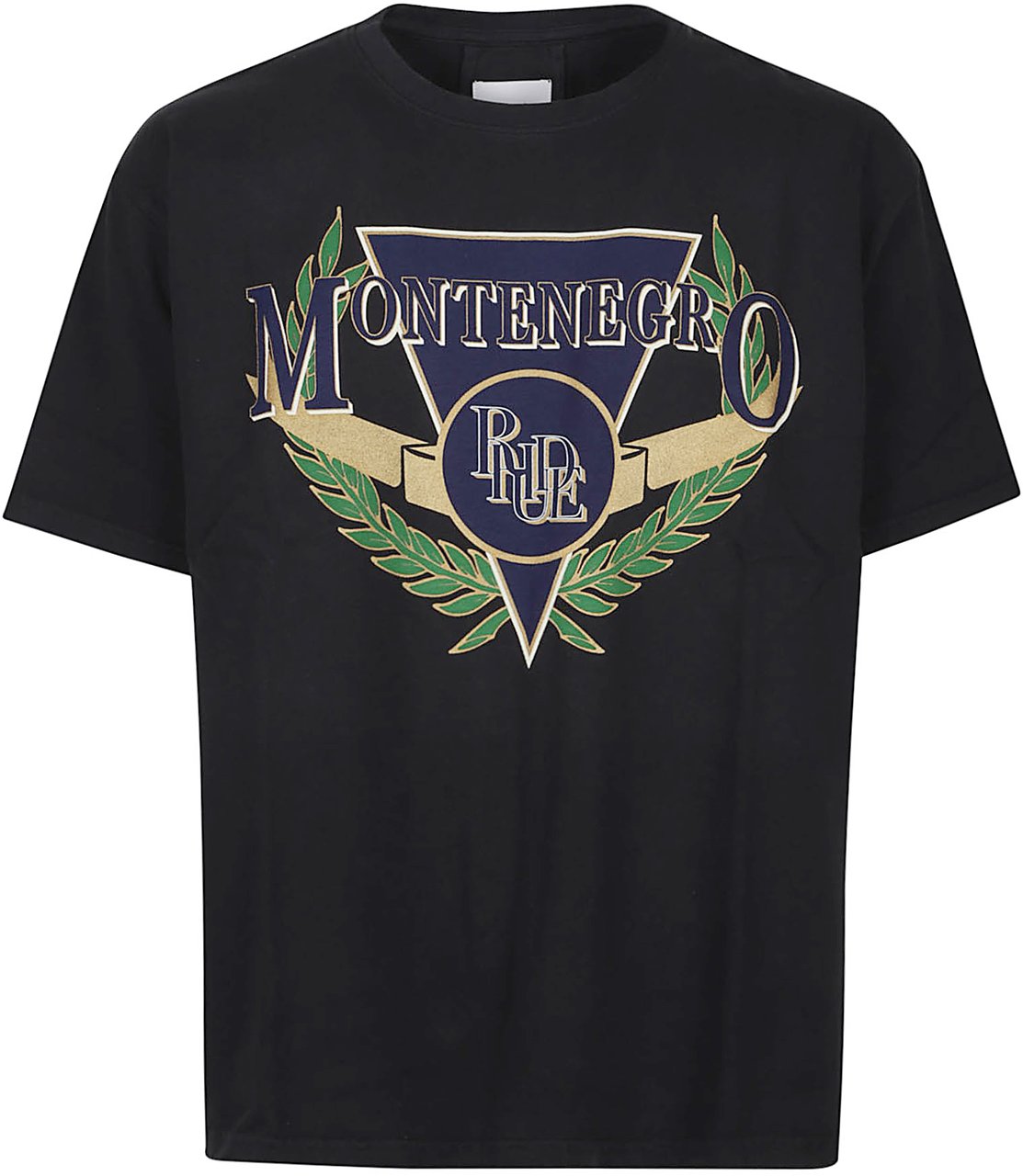 Rhude Montenegro Regatta T-shirt Black Zwart
