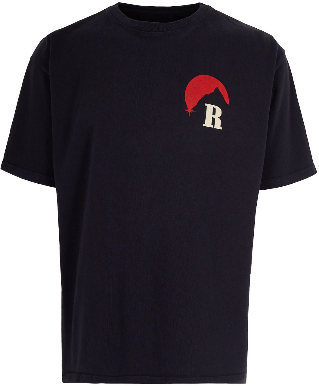 Rhude T-Shirts And Polos Vintageblackredblue Zwart