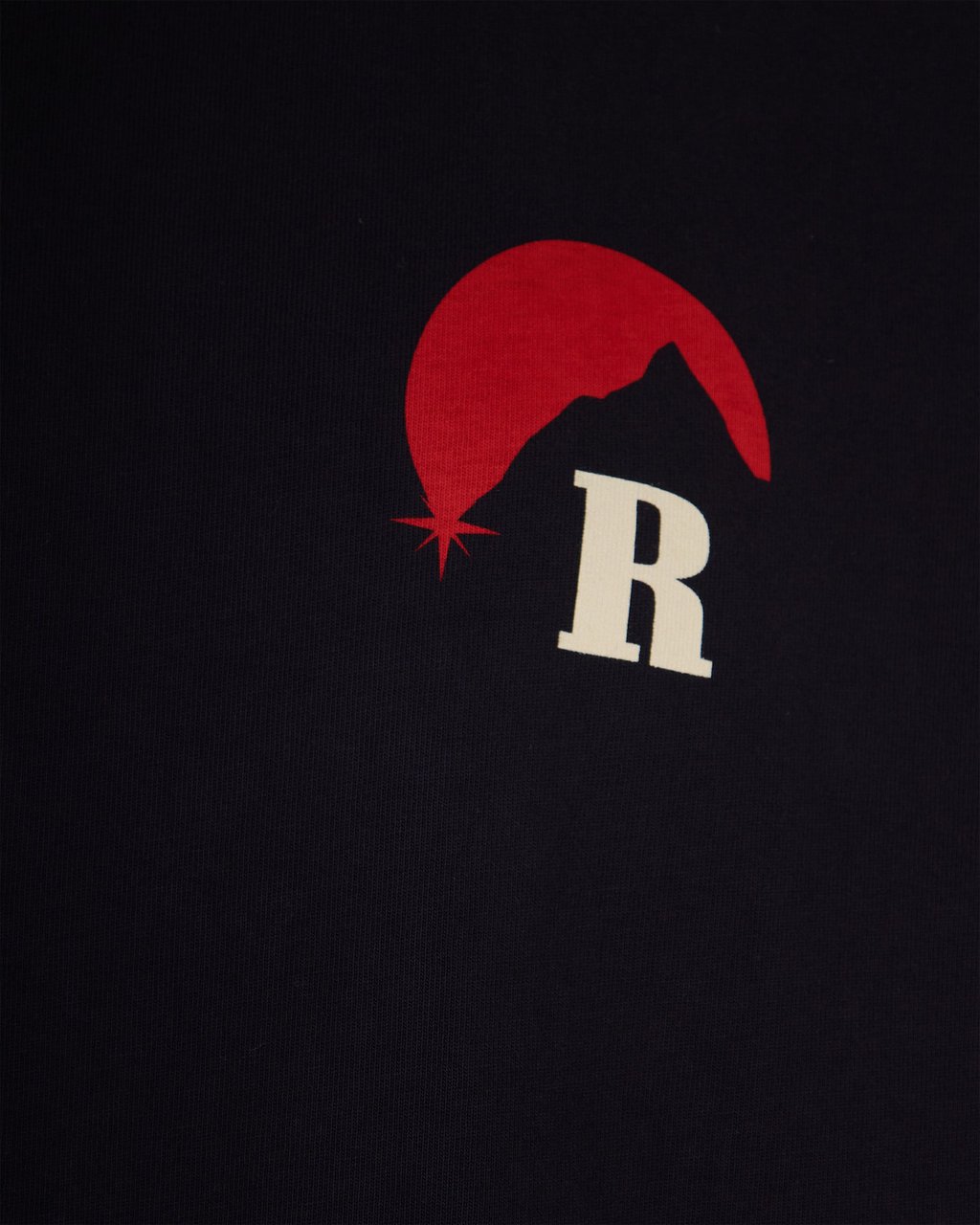 Rhude T-Shirts And Polos Vintageblackredblue Zwart