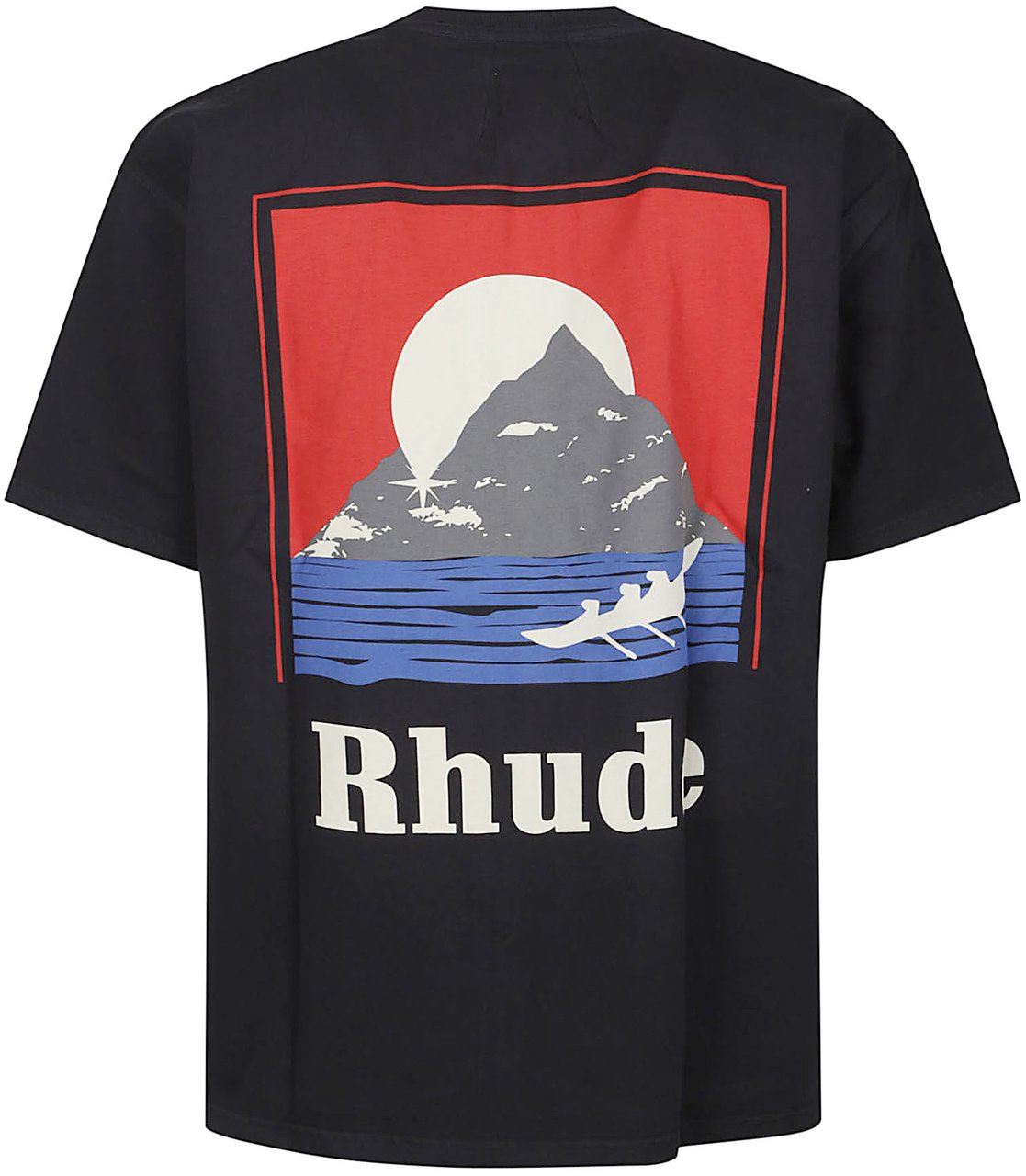Rhude Moonlight Regatta T-shirt Black Zwart