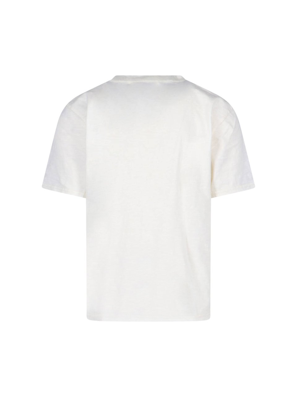Rhude Classic White T-Shirt With Minimalist Design Wit