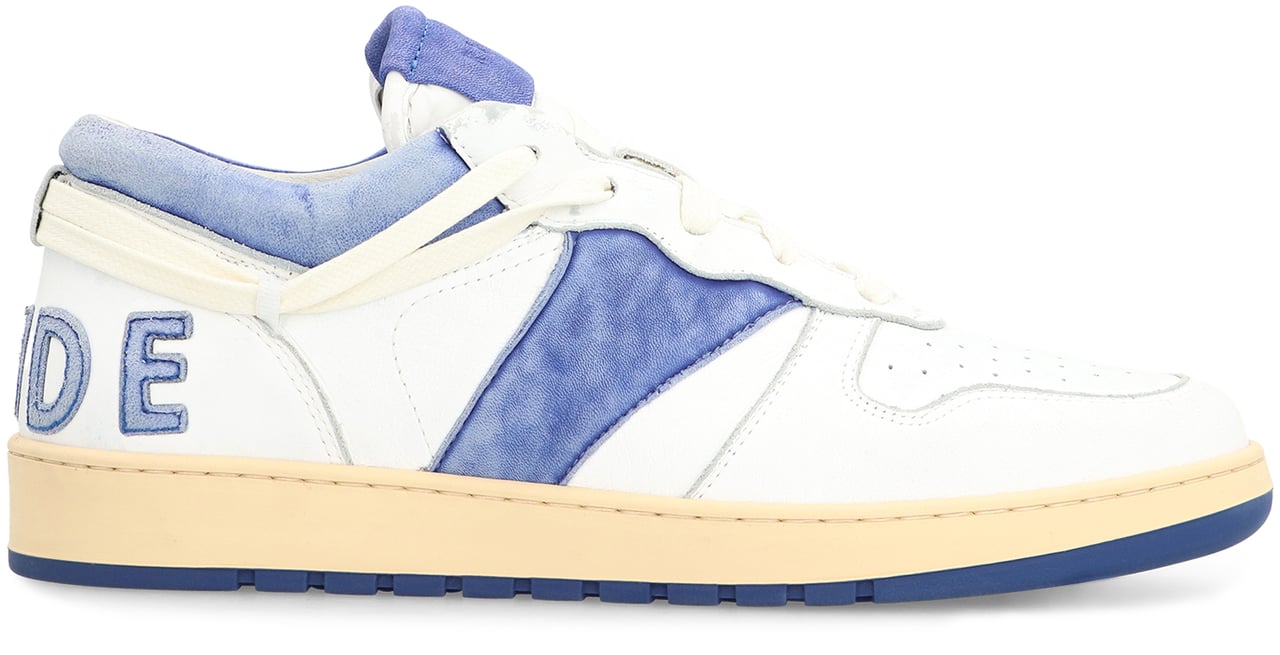 Rhude Rhecess leather low-top sneakers Wit