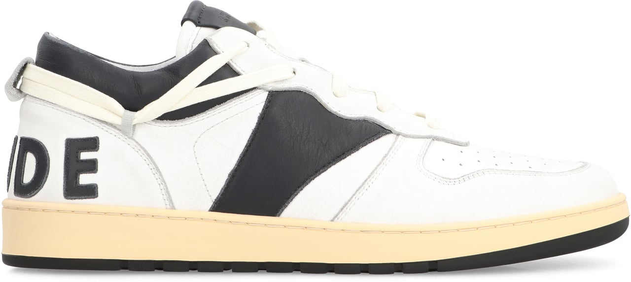 Rhude Rhecess leather low-top sneakers Wit