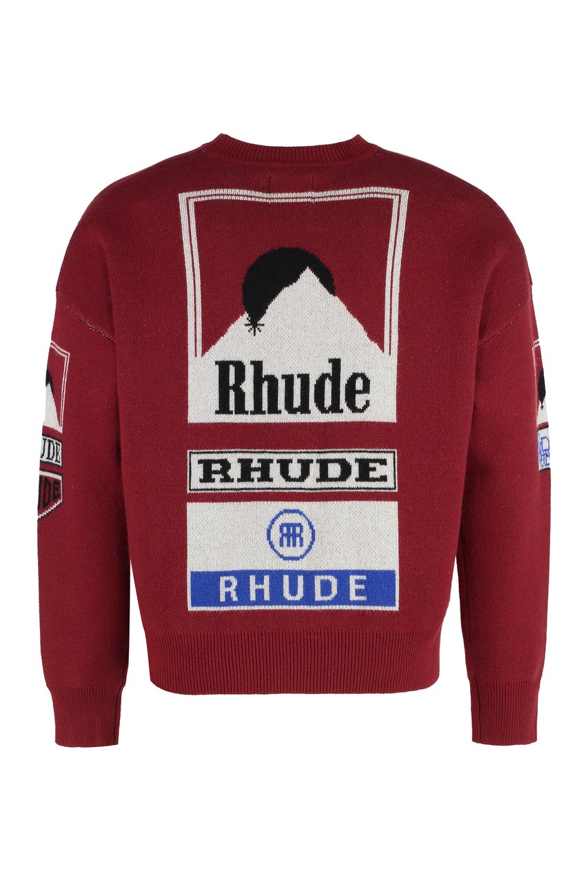 Rhude Wool and cashmere sweater Zwart