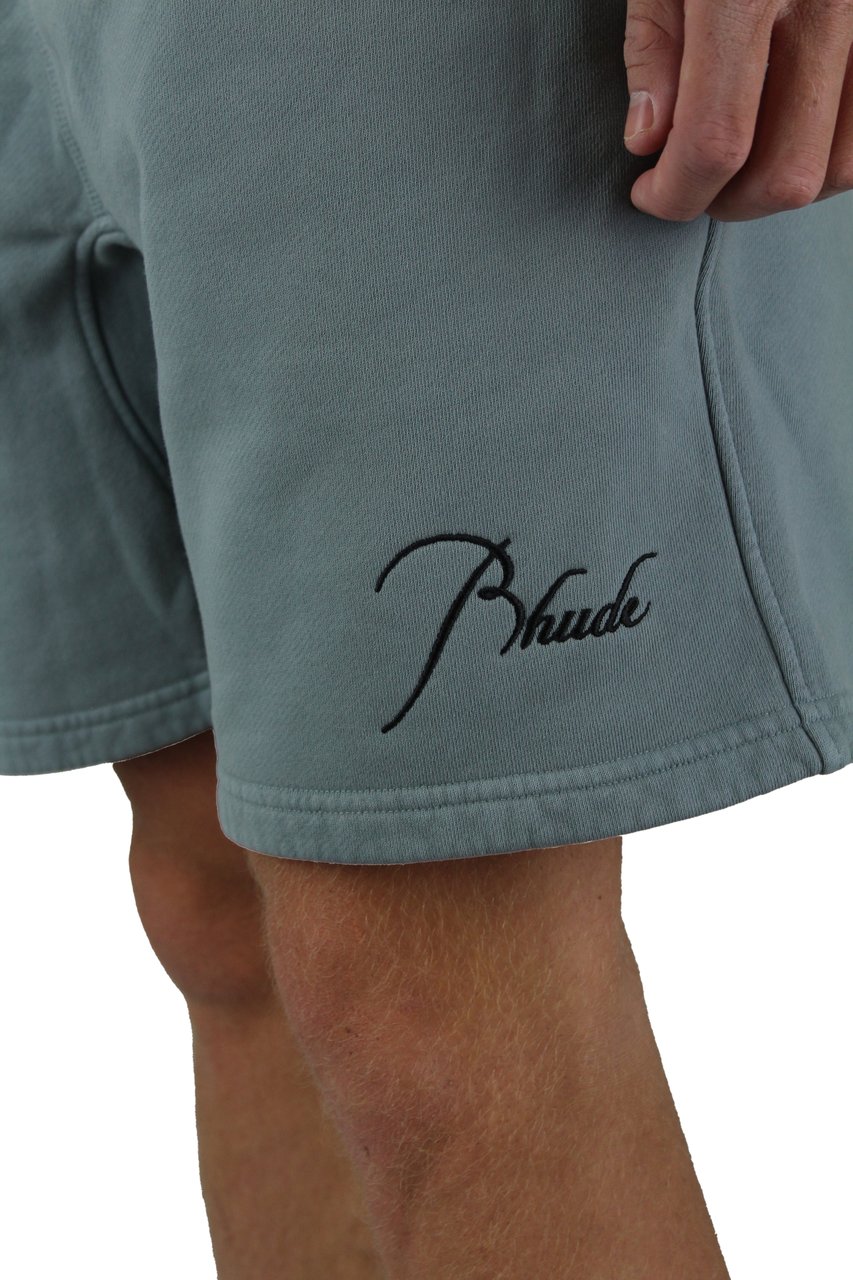 Rhude Logo Sweat shorts (Sage) Divers