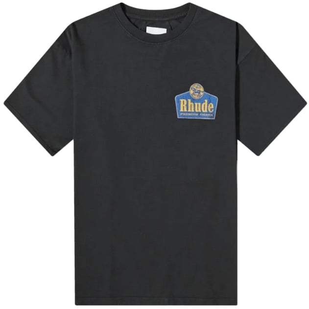 Rhude Rhude Grand Cru T-shirt 'Vintage Zwart' Zwart
