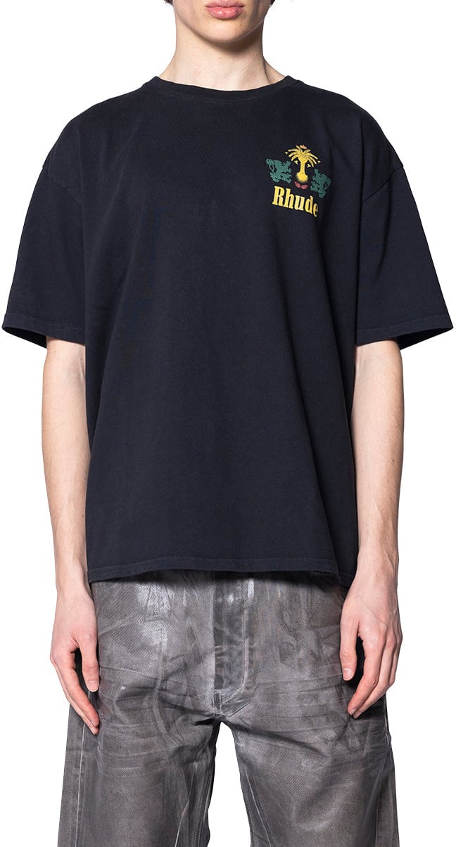 Rhude TABACO TEE VTG BLACK Zwart