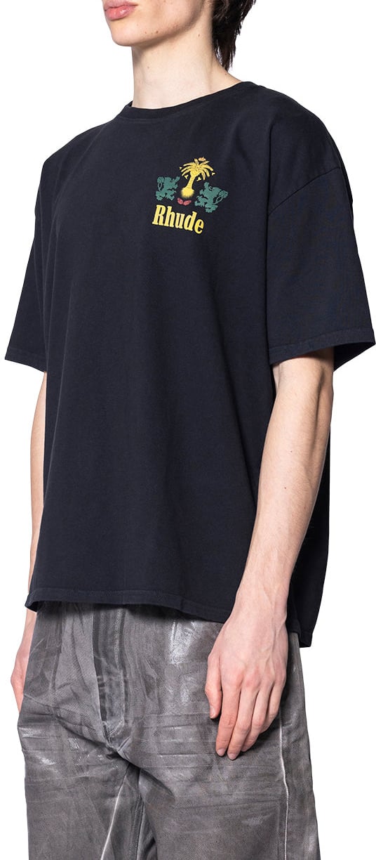 Rhude TABACO TEE VTG BLACK Zwart