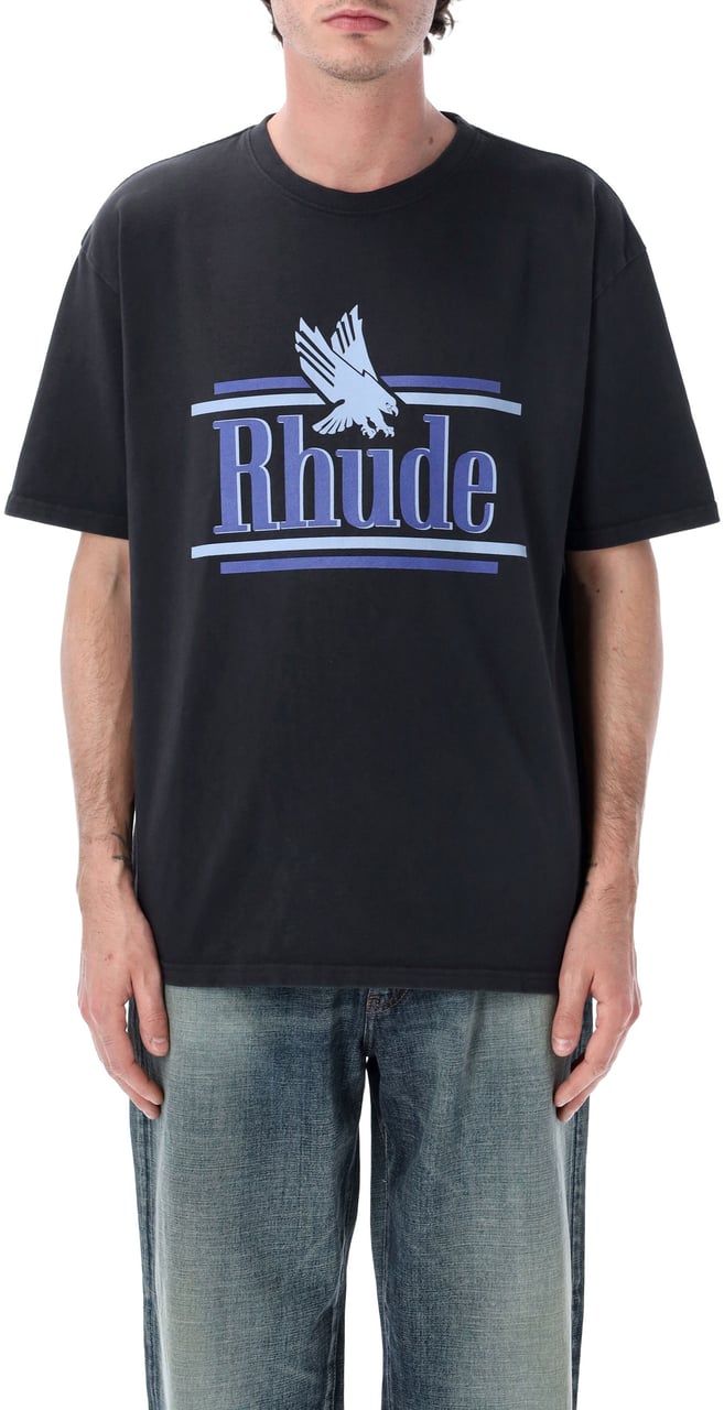 Rhude Rossa Tee Vintage Black Donkergrijs