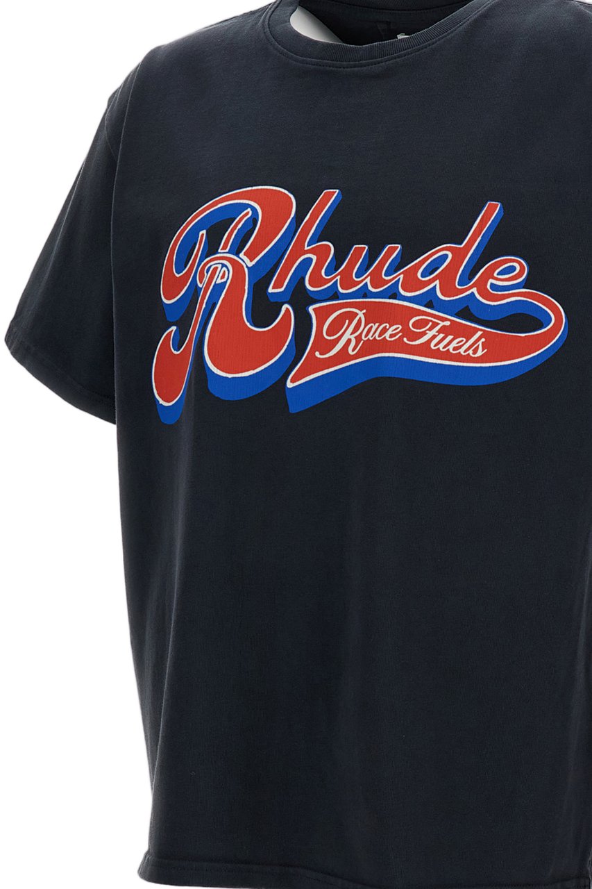 Rhude Pit Stop Tee Zwart