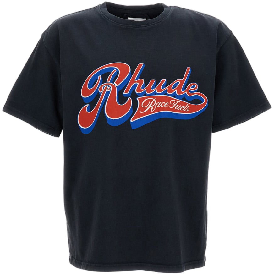 Rhude Pit Stop Tee Zwart