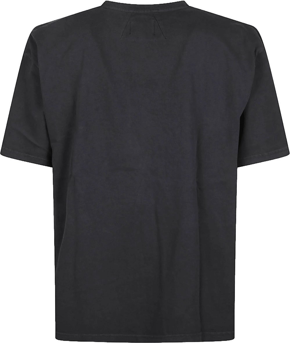 Rhude RHUDE PIT STOP T-SHIRT VINTAGE ZWART/ROOD/BLAUW Zwart