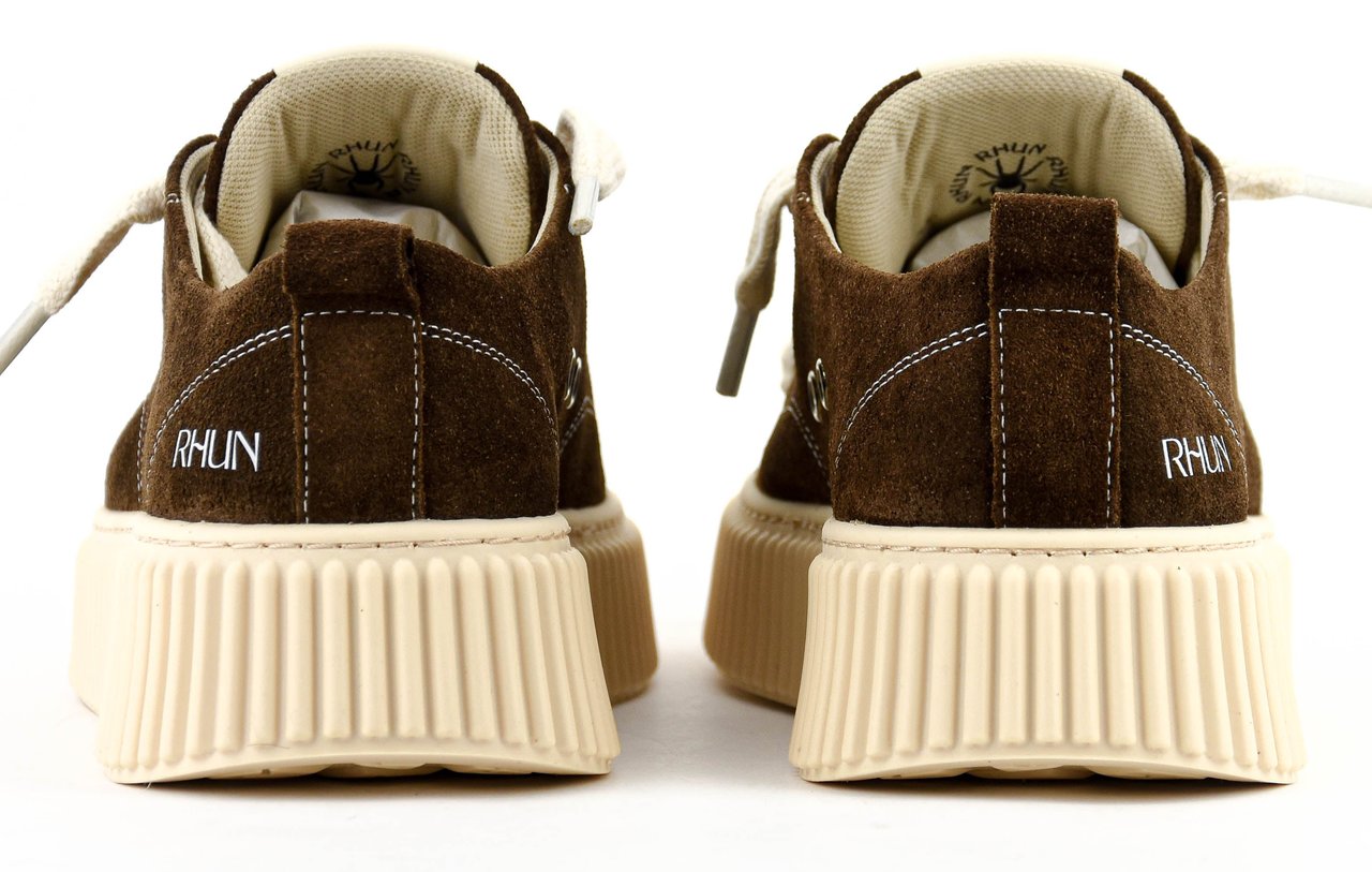 RHUN Treble Sneaker Dark Brown Bruin