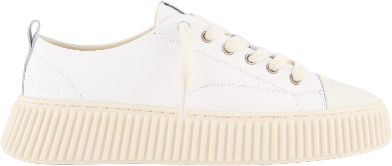 RHUN Dames Treble 2020 Leather White sneakers Wit