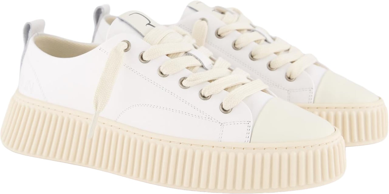 RHUN Dames Treble 2020 Leather White sneakers Wit