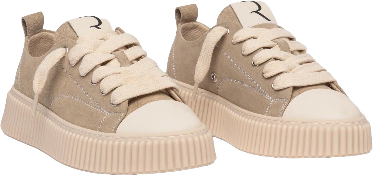 RHUN Dames Treble 2020 Suede Beige sneakers Beige