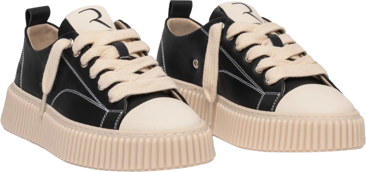 RHUN Dames Treble 2020 Leather Zwart sneakers Zwart