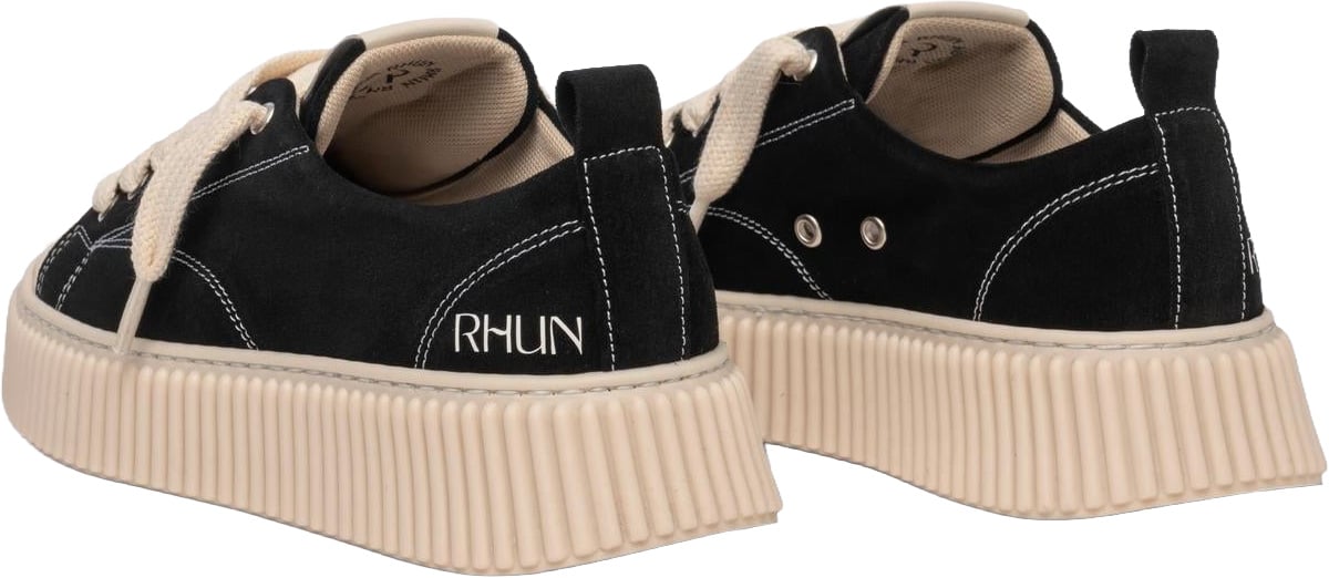 RHUN Dames Treble 2020 Suede Black sneakers Zwart