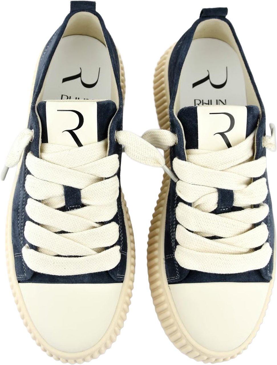 RHUN Dames Treble 2020 Suede Navy Blue sneakers Blauw