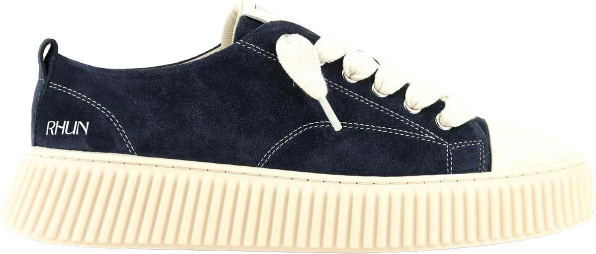 RHUN Heren Treble 2020 Suede Navy Blue sneakers Blauw