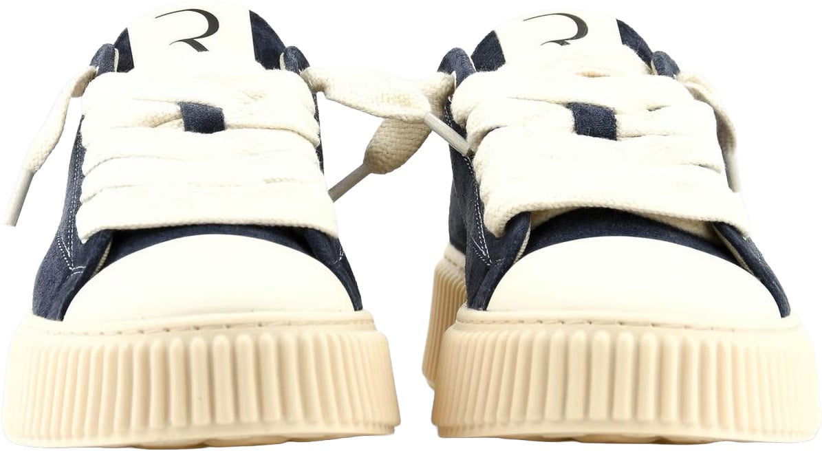 RHUN Heren Treble 2020 Suede Navy Blue sneakers Blauw