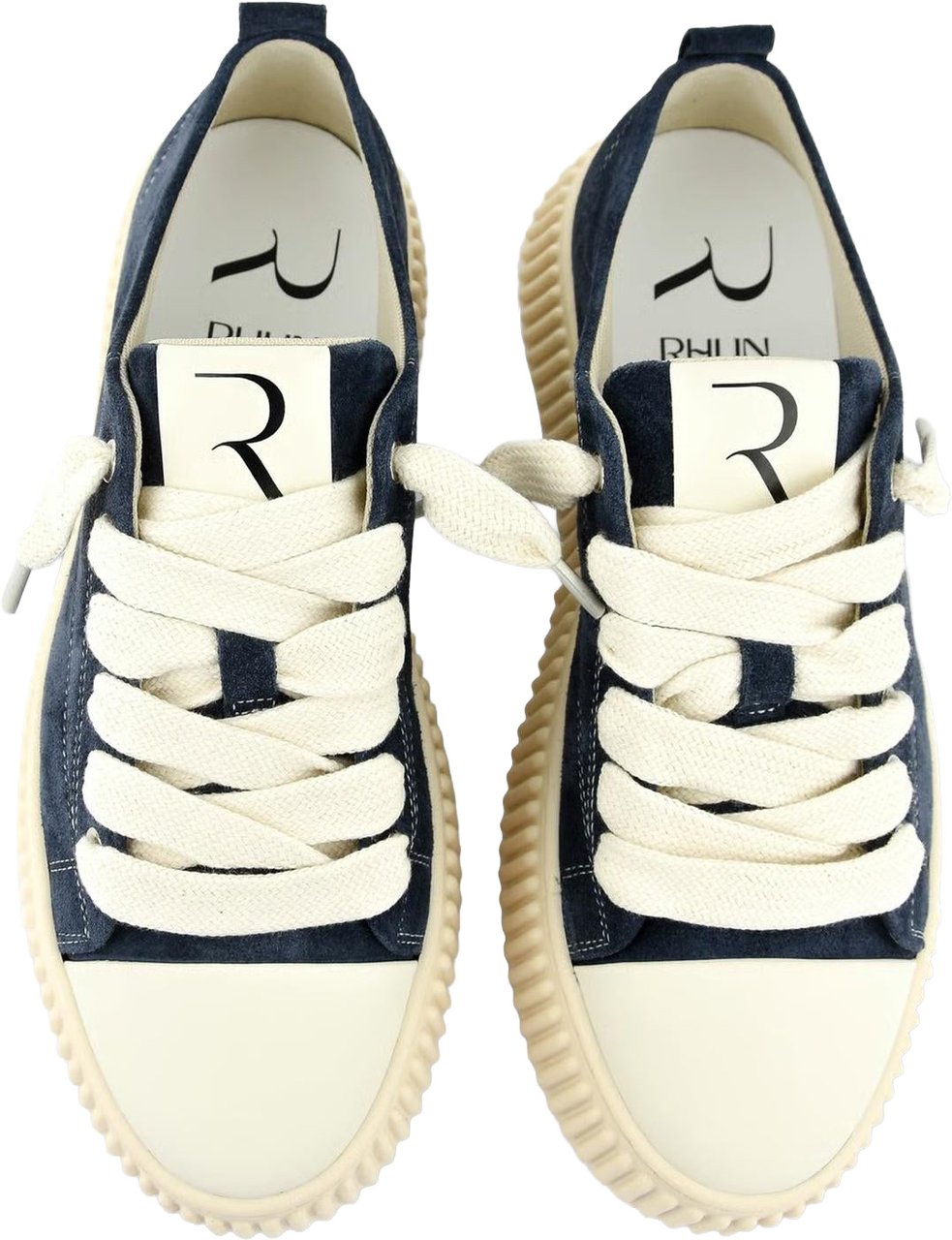 RHUN Heren Treble 2020 Suede Navy Blue sneakers Blauw