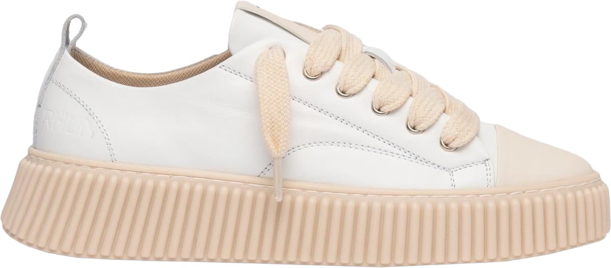 RHUN Dames Treble 2020 Leather White sneakers Wit