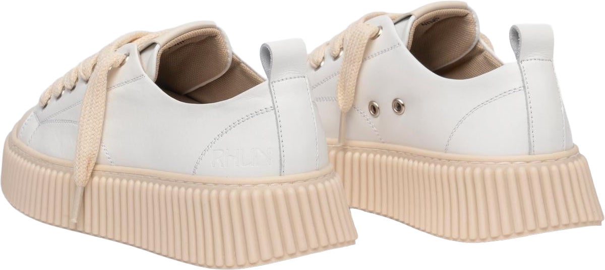 RHUN Dames Treble 2020 Leather White sneakers Wit