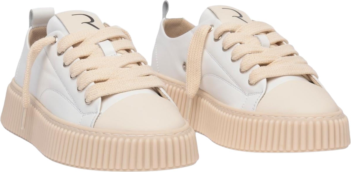 RHUN Dames Treble 2020 Leather White sneakers Wit