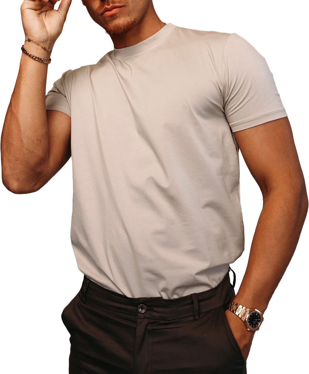 Richesse SHINY ESSENTIAL SHIRT BEIGE Divers