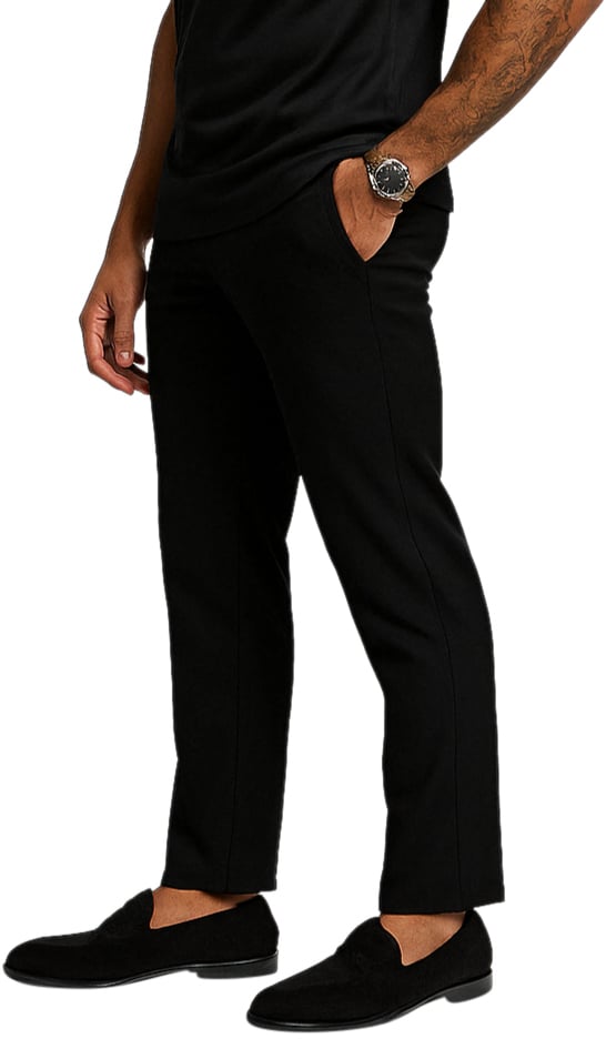Richesse LUXURY PANTS BLACK Zwart