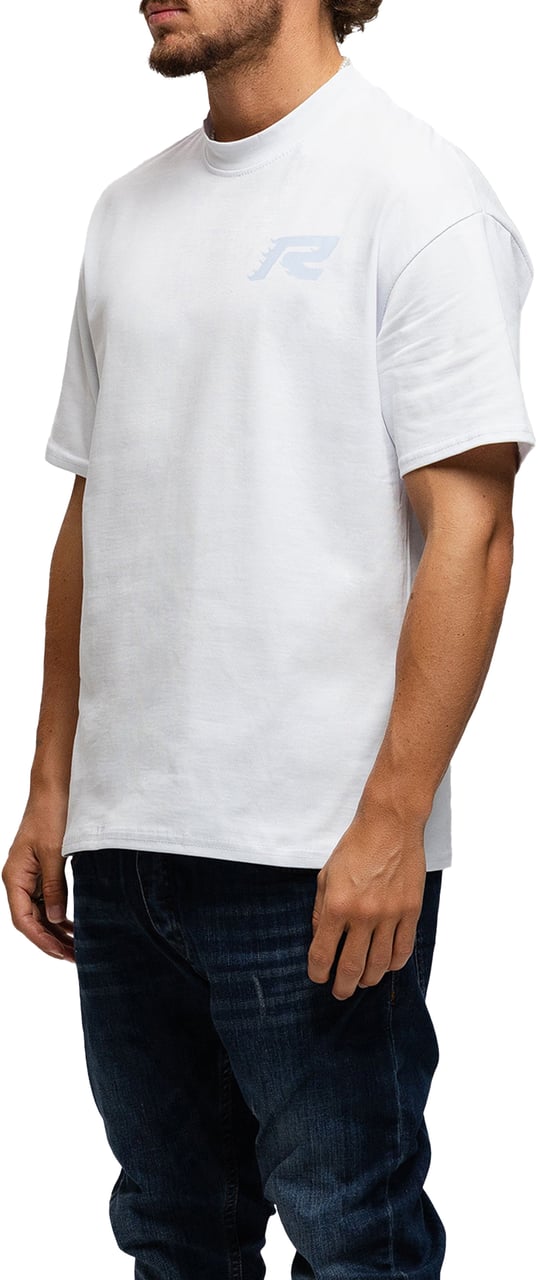 Richesse PARIS T-SHIRT WHITE BLUE Wit