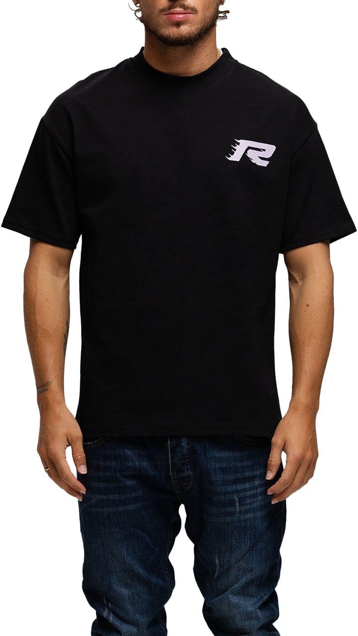 Richesse PARIS T-SHIRT BLACK PINK Roze